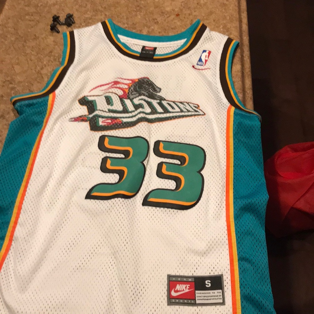 Grant Hill Detroit Pistons Home Jersey